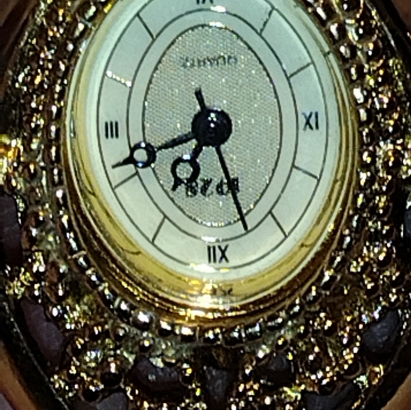 Vintage Gold Tone 1928  Quartz Watch Pendant Necklace - Picture 5 of 6